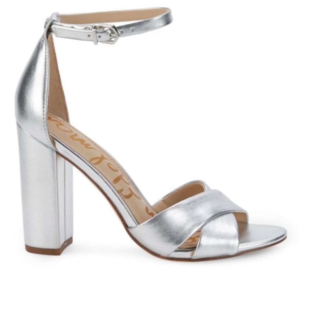 SAM EDELMAN Yancy Block-Heel Crossover Sandals